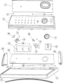 Part Location Diagram of 37001204 Whirlpool FACIA