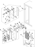 Part Location Diagram of DA96-00395C Samsung Top Evaporator Assembly