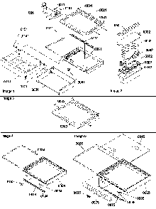Deli, Shelves, Crisper Assy. Diagram and Parts List for SBDE21VPSE-P1317202WE  Amana Refrigerator