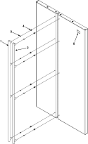 HANDLES (GC2225PEKS) Diagram and Parts List for GC2225PEKS  Maytag Refrigerator