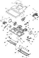 FOOT Diagram and Parts List for U9125900  Hoover Upright Vacuum