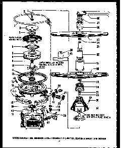 Section 13 Diagram and Parts List for DCR-225-1C-OK  Caloric Dishwasher