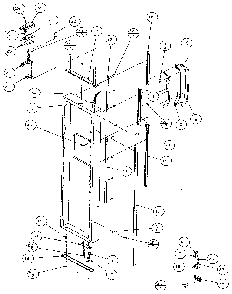 Freezer Door, Hinge, And Trim Diagram and Parts List for 36768-P1135803W  Amana Refrigerator