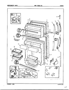 Part Location Diagram of 66184-370 Whirlpool USE WPL 66184-470