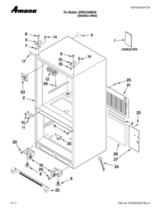 Part Location Diagram of W10366212 Whirlpool OWNERS MANUAL