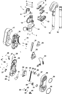 HANDLE, HOSE AND UPPER PIVOT ASY Diagram and Parts List for U9145900  Hoover Upright Vacuum