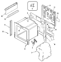Part Location Diagram of 2618F206-51 Whirlpool PANEL