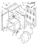 BODY Diagram and Parts List for PERL451ACQ  Maytag Range