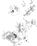 Part Location Diagram of DE31-10184F Samsung Fan Motor