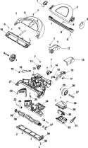 Part Location Diagram of 93001039 Maytag HOOD REARCOVER-LH -H3030