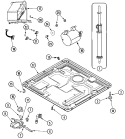 BASE WITH MOTOR Diagram and Parts List for CAH4205AWJ  Crosley Washer