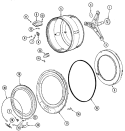 Part Location Diagram of WP2207454 Whirlpool Nut