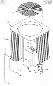 Non-functional Replacement Parts Diagram and Parts List for 867803160  Maytag Air Conditioner