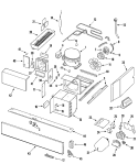 Part Location Diagram of W10841139 Whirlpool COMPRESSOR