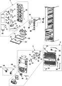 Part Location Diagram of DA63-02707A Samsung COVER-PURIFIER;NEXT,PP,-