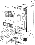 Part Location Diagram of DA96-00036B Samsung Assembly W/HARNESS-EJECT MOT