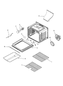 CAVITY Diagram and Parts List for AGR5825RDB  Amana Range