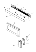 Part Location Diagram of DE61-00177A Whirlpool HINGE-GRIL