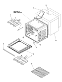CAVITY Diagram and Parts List for AER5715RCW  Amana Range