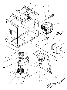 Electrical Parts & Components Diagram and Parts List for CRSBG459P P1110416MV Amana Microwave