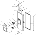 Part Location Diagram of 67006395 Whirlpool FACADE- DI
