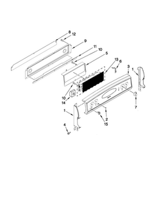 Part Location Diagram of WPW10273958 Whirlpool Control, Electric