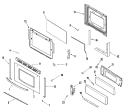 DOOR / DRAWER (SERIES 14) Diagram and Parts List for CP31600ADV  Crosley Range