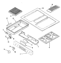 CONTROL PANEL / TOP ASSEMBLY Diagram and Parts List for JDS9865BDP  Jenn-Air Range