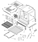 OVEN / BASE Diagram and Parts List for JDS9865BDP  Jenn-Air Range