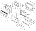 DOOR / DRAWER (STL) Diagram and Parts List for MGR5752BDS  Maytag Range