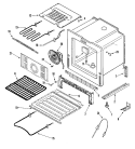 OVEN / BASE Diagram and Parts List for JES9900BAS  Jenn-Air Range
