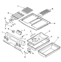 Part Location Diagram of 2002X202-81 Whirlpool COOKTOP