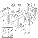 BODY Diagram and Parts List for JES9860BAB  Jenn-Air Range
