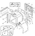 BODY Diagram and Parts List for JES8750BAF  Jenn-Air Range