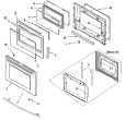 Part Location Diagram of 74010197 Whirlpool Door Panel - Stainless