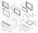 DOOR / DRAWER (STL) Diagram and Parts List for AER5722CAS  Amana Range