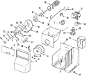 ICE BIN Diagram and Parts List for IF48BDCBOL  Dacor Refrigerator