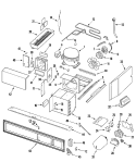 COMPRESSOR Diagram and Parts List for IF48BDCBOL  Dacor Refrigerator