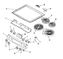Part Location Diagram of WPW10206082 Whirlpool Control Panel - White/Black