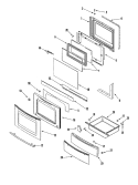 Part Location Diagram of 74011504 Whirlpool RETAINER-