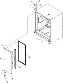 Part Location Diagram of WP67002721 Whirlpool Door Bushing - Black