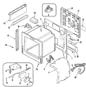Part Location Diagram of 3804F294-51 Whirlpool BACK-MAIN