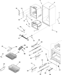 Part Location Diagram of WPW10280608 Whirlpool Bracket - Left Side