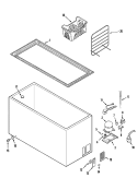 Part Location Diagram of 8210308 Whirlpool Capacitor