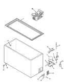Part Location Diagram of 68001709A Whirlpool BASKET
