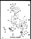ELECTRICAL ASSY Diagram and Parts List for RC10S P7382904M Admiral Microwave