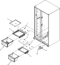 CRISPER ASSEMBLY Diagram and Parts List for MSD2352KEB  Maytag Refrigerator