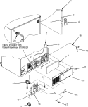 CABINET BACK Diagram and Parts List for MSD2352KEB  Maytag Refrigerator