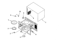 Part Location Diagram of DE74-00023A Samsung Cooking Tray