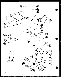 Maagnetron And Blower Diagram and Parts List for RC-14SE-P76881-2M  Amana Microwave